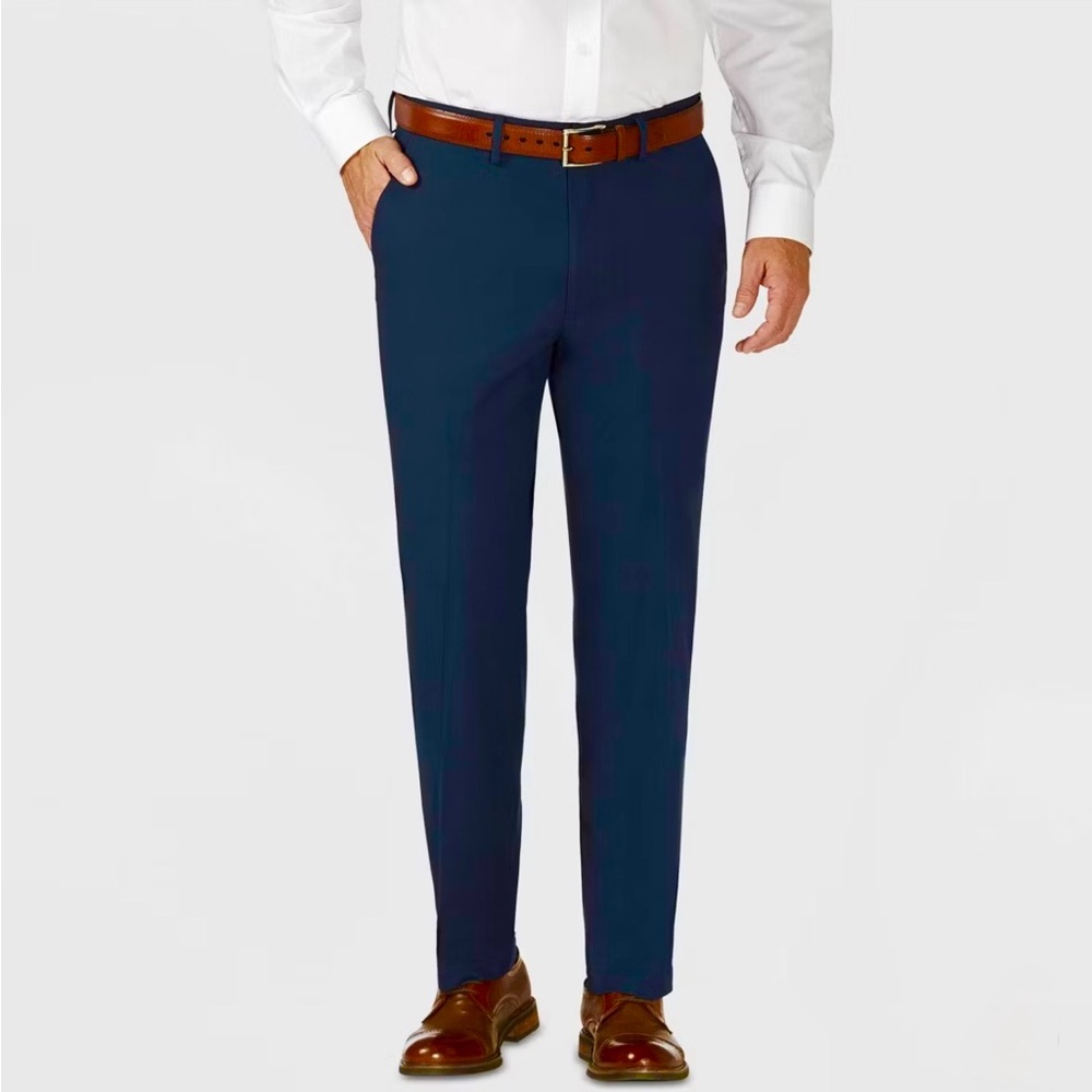Haggar H26 Men’s Tailor Fit Stretch Suit Pants 32x32.